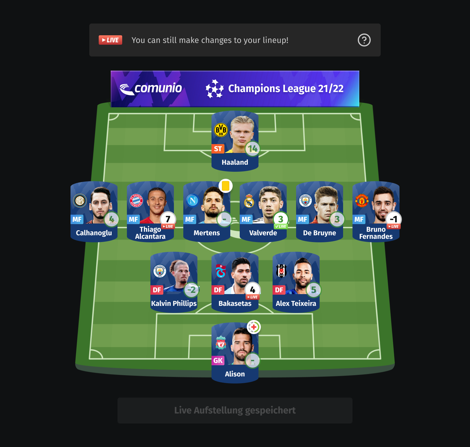Making matchdays feel live preview
